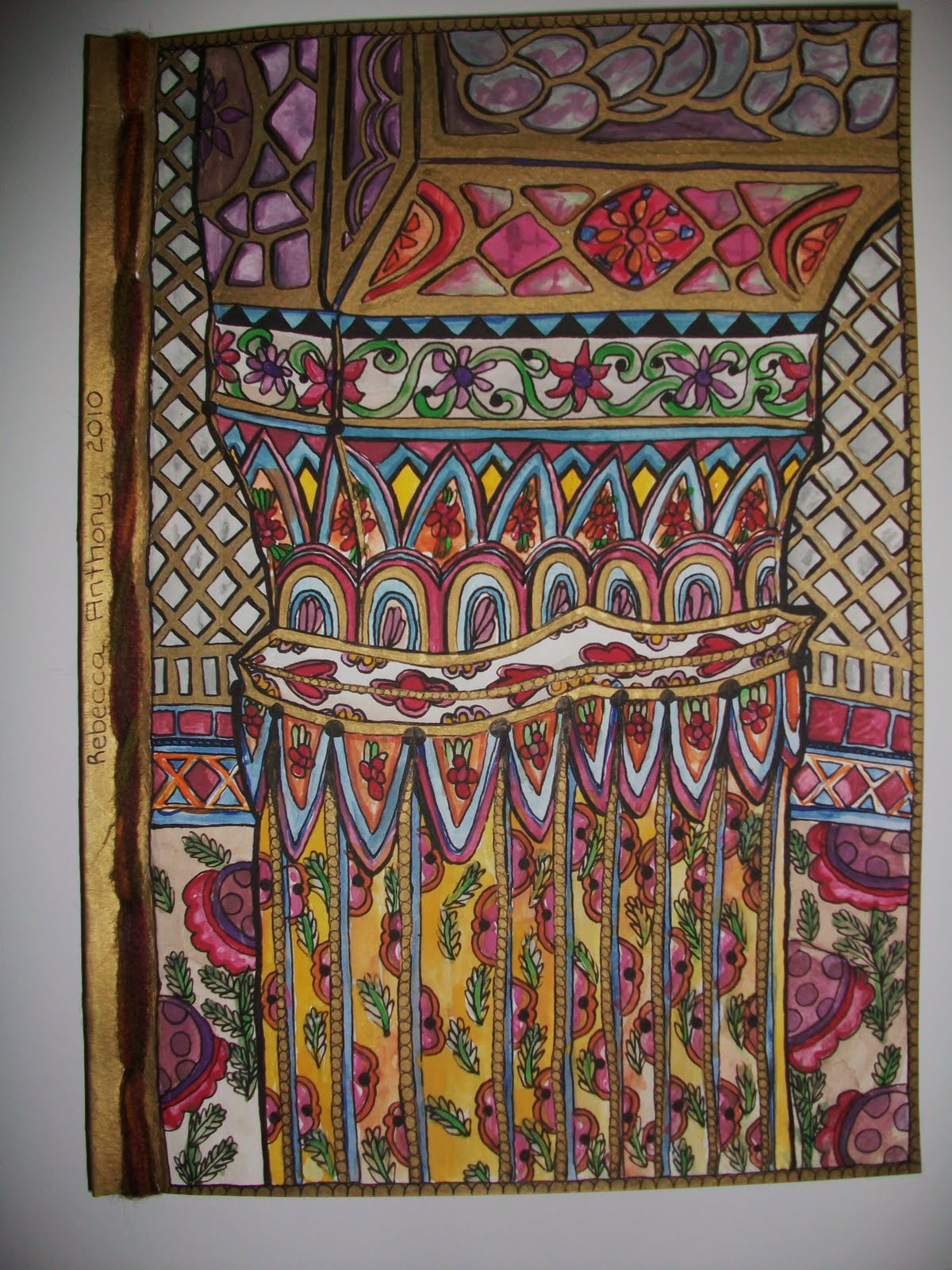 Daisydolls Gypsy Caravan Pattern Journal Cover