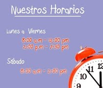 Horarios