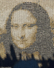 Finished Product: Mona Lisa Made from Coffee