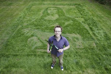 Chris Naylor, designer of the Mona Lisa grass