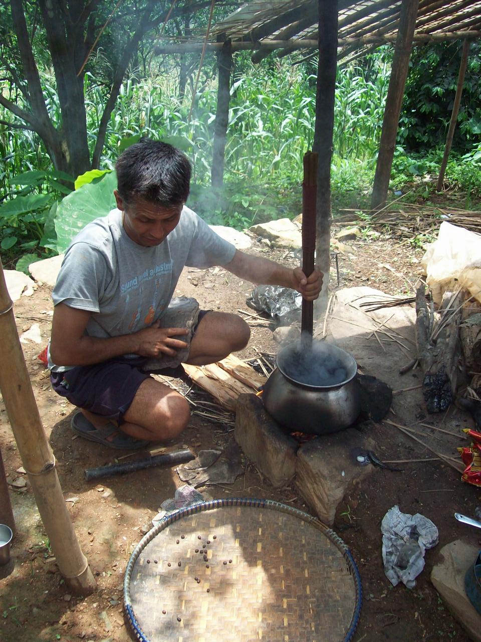 Nepal. Blue Mountain. Coffee January 2016