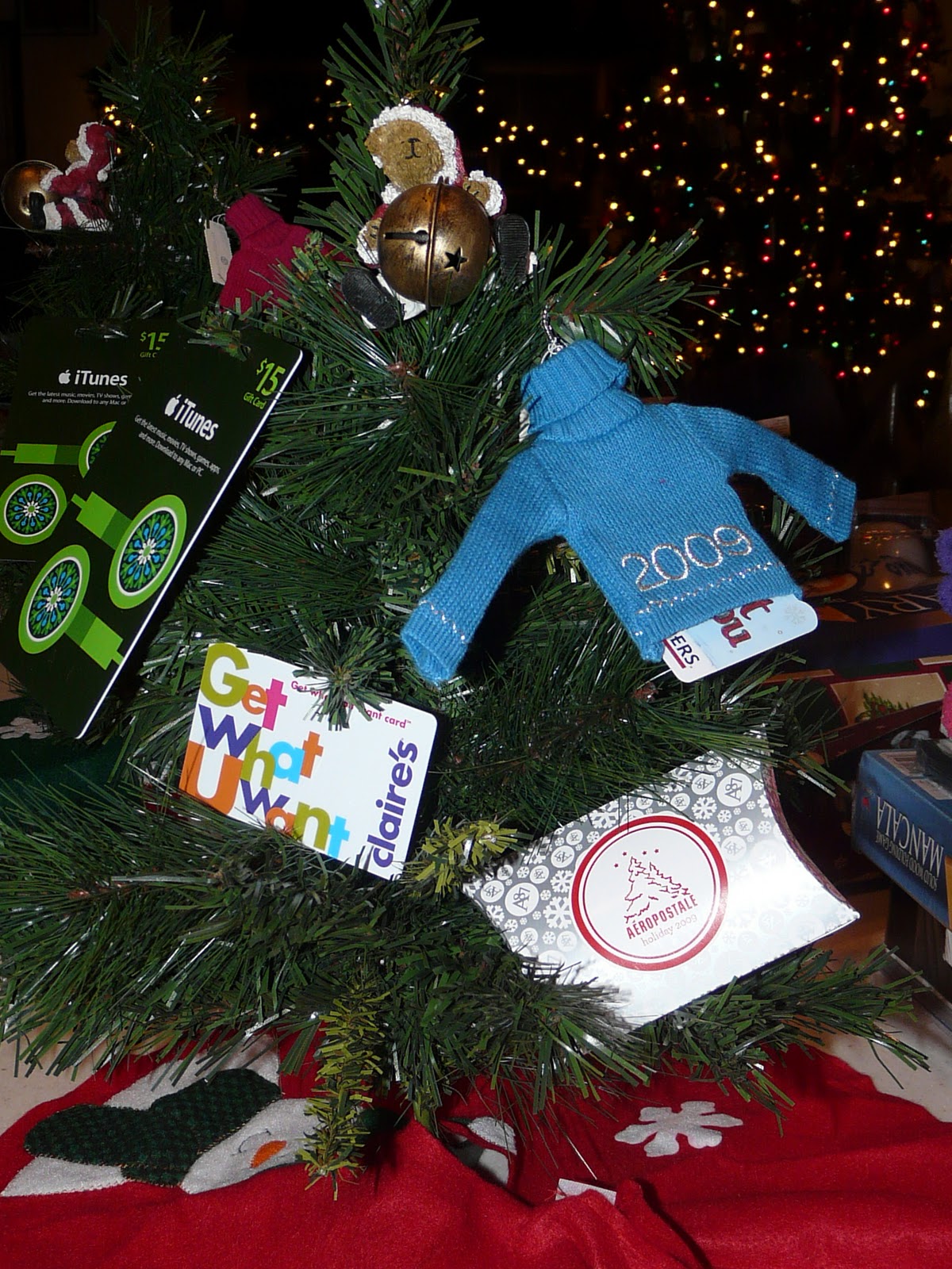 Living Life in PA: Gift Card Tree