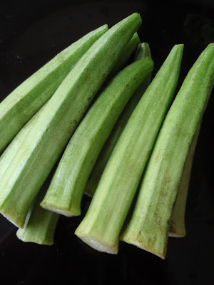 Steamed Okra