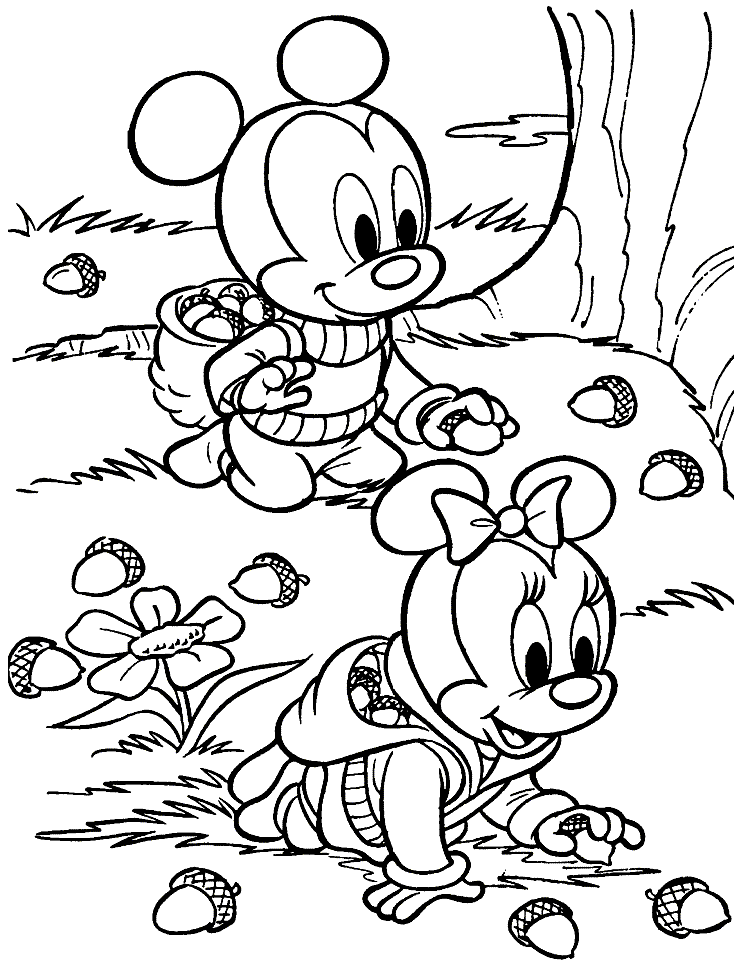 sonhando com cores baby disney mickey minnie donald pluto s christmas tree