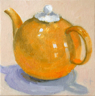 Italian Teapot by Liza Hirst