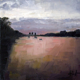 Evening on the Thames by Liza Hirst