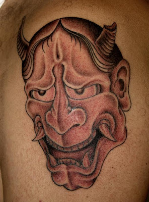 Japanese devil Tattoo Style