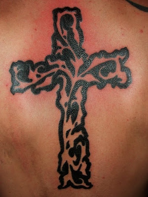 Back Cross Tattoos