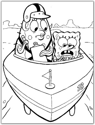 Spongebob and Friends Coloring Pages