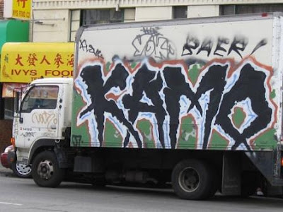 Wild Style Graffiti Alphabet On The Truck!