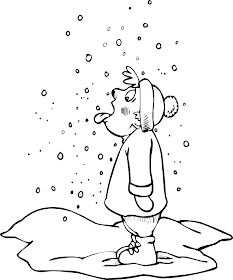 Wonderful Things Daily Snow Coloring Pages 2011
