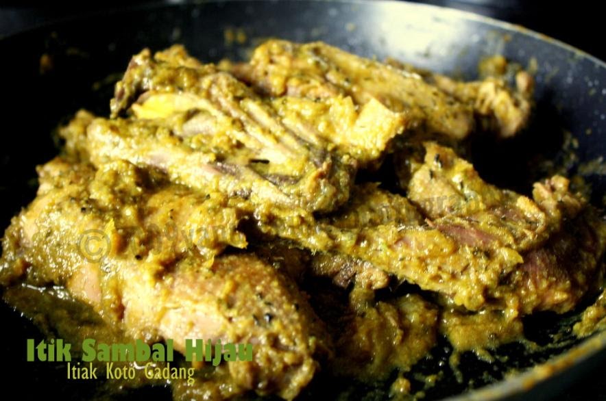 RESEP CAMPUR +++ Itiak Sambal Hijau Koto Gadang