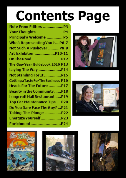 Popular college content examples picture