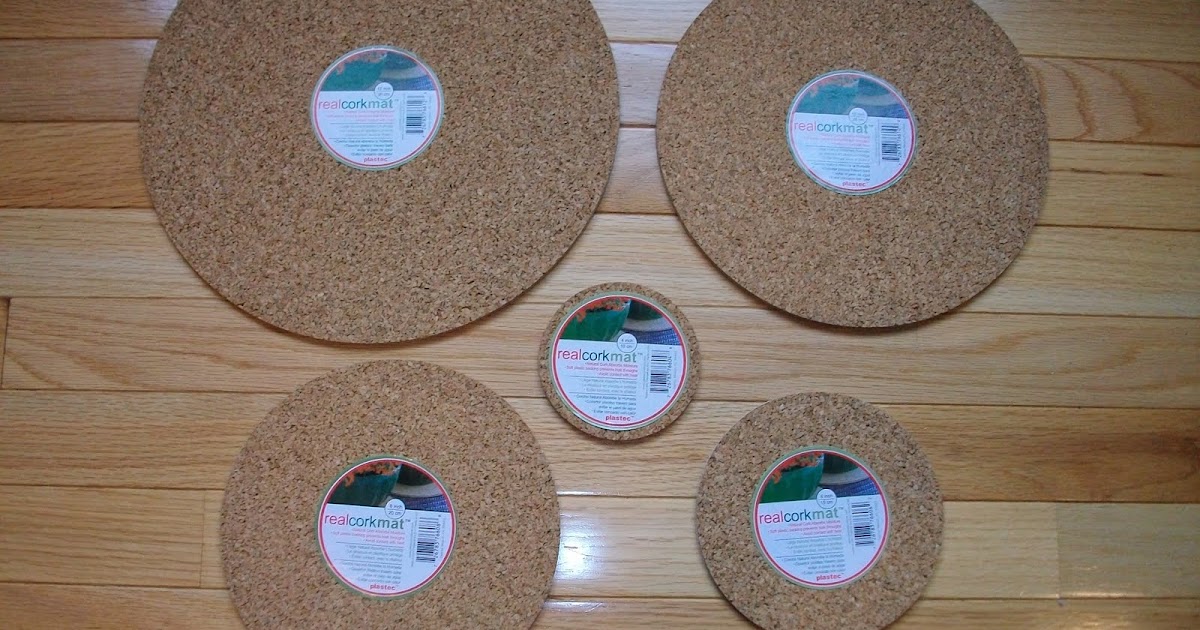 Sew Many Ways...: Tool Time Tuesday...Cork Boards From The Garden Center