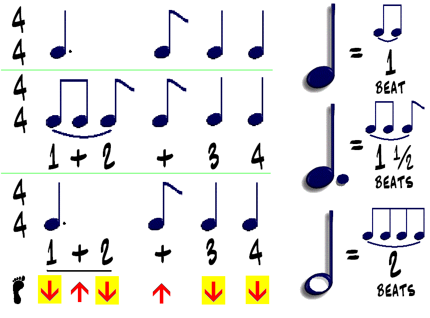 Dotted Quarter Note Count
