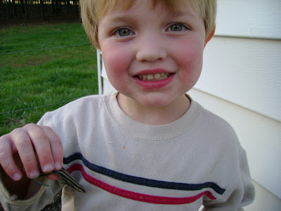 Unholy union of skink and sweet little boy