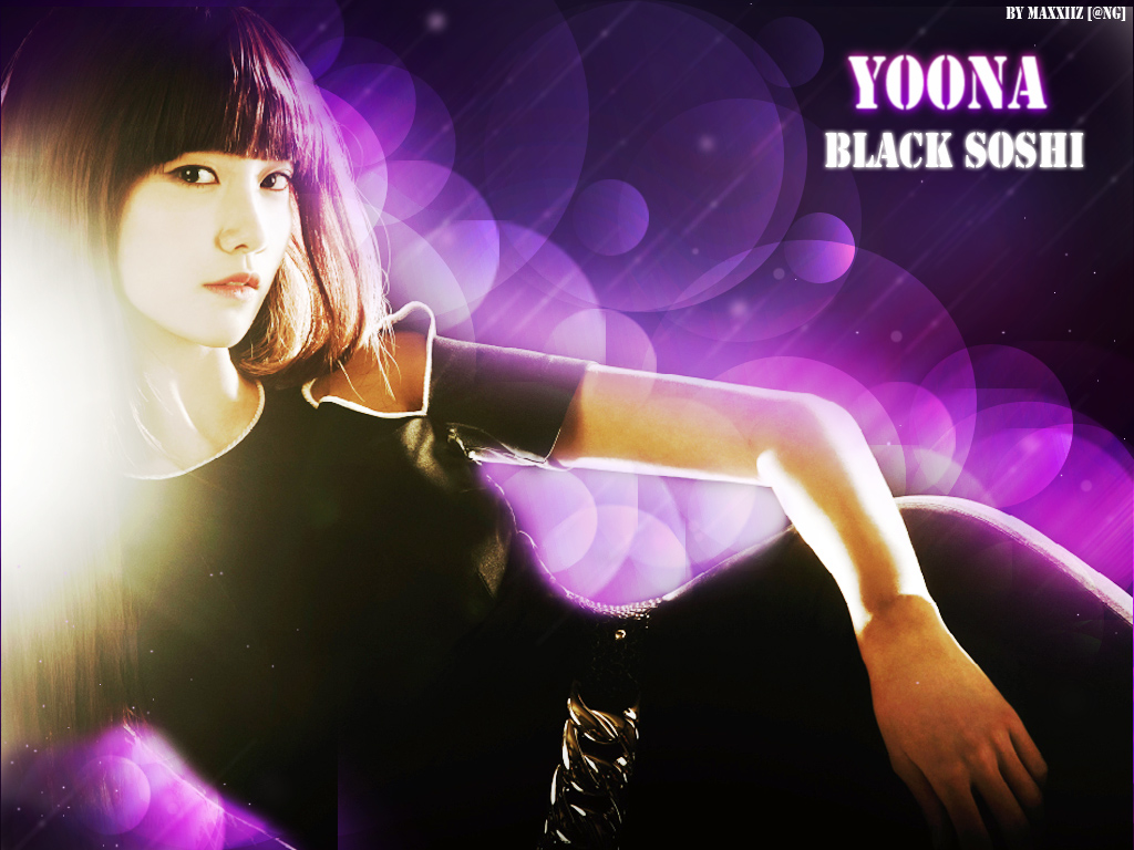 [PIC] SNSD wallpaper Yoona+Wallpaper+Black+Soshi