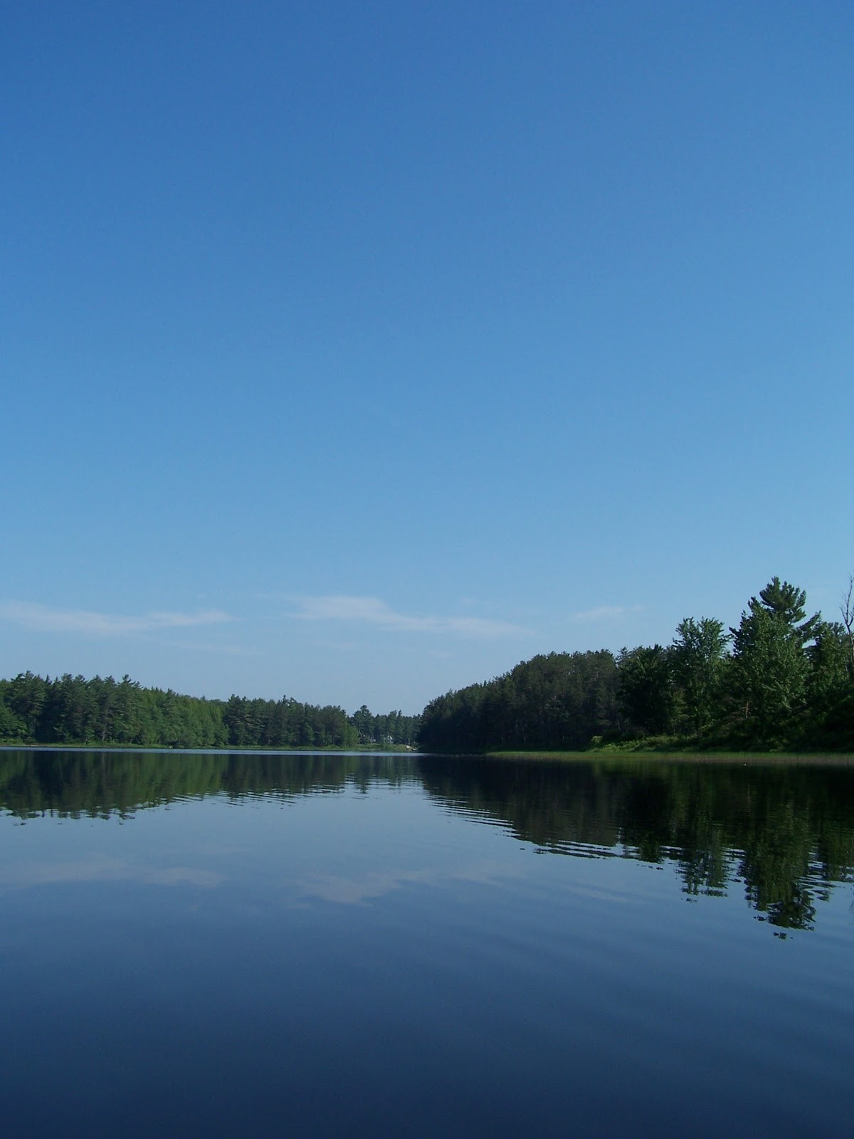 Quiet Kayaking in New York State Long Pond and Round Pond, part one