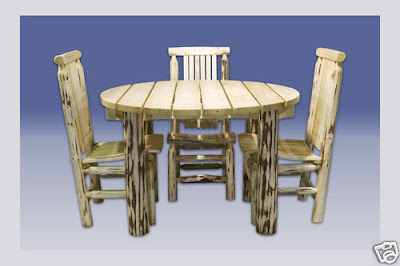 Rustic Outdoor Furniture on Rustic Log Furniture  Outdoor Patio Furniture   Log Deck Furniture