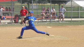 Rafael Harano como Pitcher na Semifinal