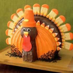 How To Make A Pull Apart Turkey Cupcake Cake How To Make A Pull Apart Turkey Cupcake Cake