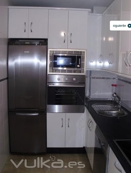 Cocinas: COCINA MODERNA (BLANCO-BRILLO)