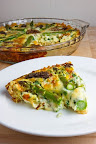 Asparagus, Morel and Ramp Quiche with Brown Rice Crust