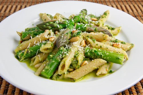 Wild Leek Pesto Pasta with Asparagus Wild Leek Pesto Pasta with Asparagus