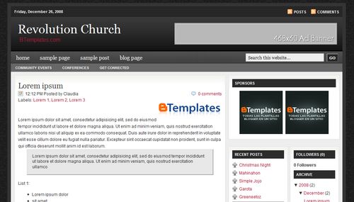 Free Blogger Templates: