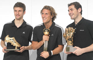 Noticias: Forlán el Mejor Jugador del Mundial 2010