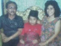 dad & me & mom