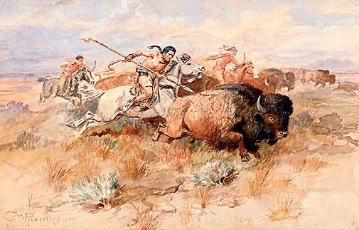 Buffalo Hunt Indians