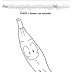 Desenhos - Banana - Colorir