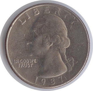 American eagle Quarter dollar 1987 coin Amerikanischen Münze américain la Pièce dólar (serie) americano la Moneda Американский доллар монтета четверть доллара