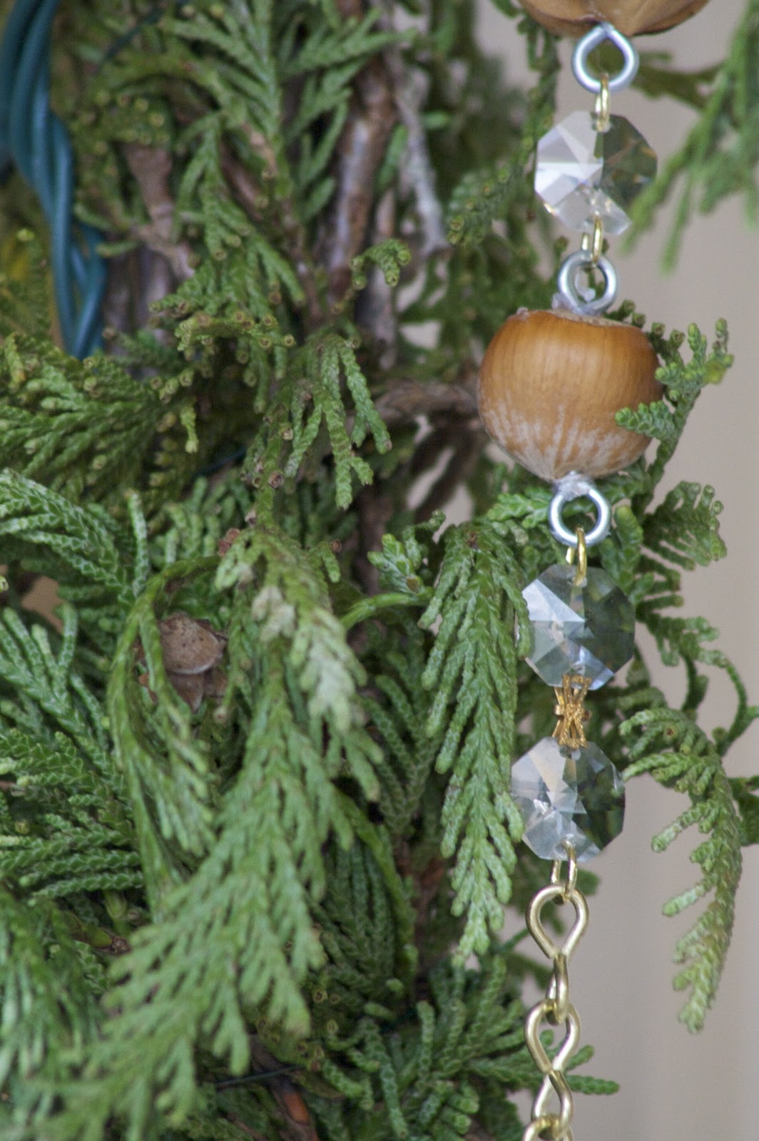 design dump diy nut + crystal garland