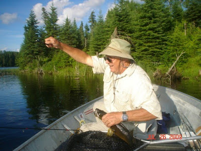 Walleye caught in the weeds