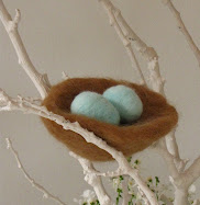 Needlefelted Robin's Nest Tutorial