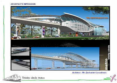 The Namma Metro Station at M G