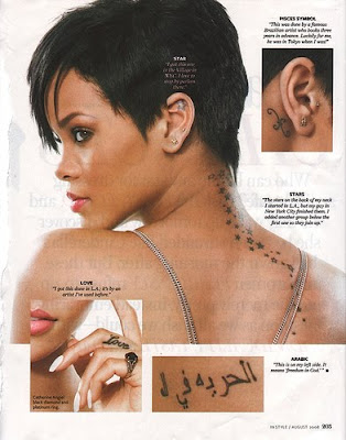 rihanna quote tattoo. Rihanna gets new Tattoo.