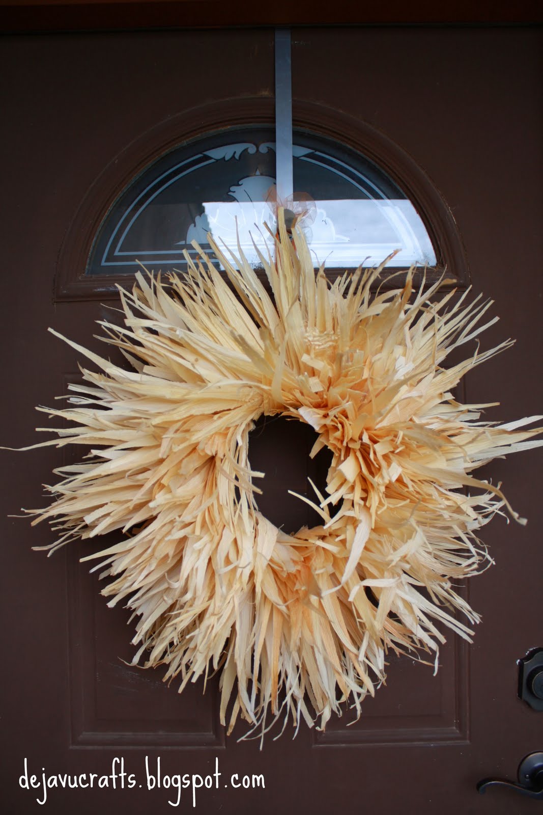 Dejavu*Crafts Corn Husk Wreath!!