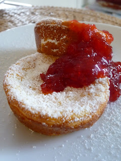Undercover Caterer :: Nana's Baked Cheese Blintzes