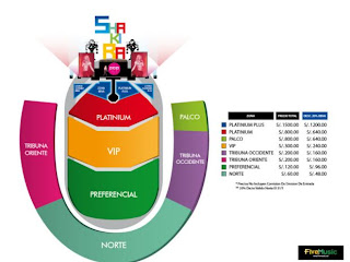 Teleticket entradas Shakira The Pop Fest Peru 2011 Cebichetv