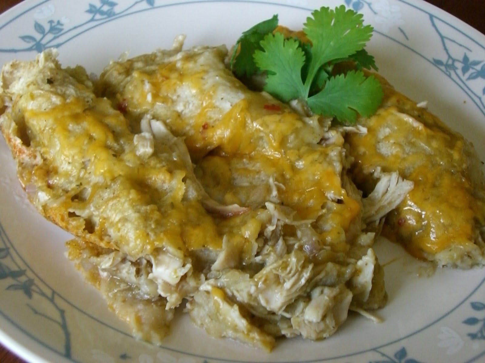 Thrifty Is Hot! Chicken Enchiladas Corn tortillas 5.95