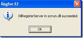 successfullyregistereddll thumb Come registrare una DLL su Windows XP e Vista