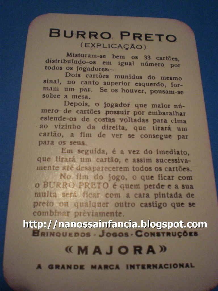 Majora reedita clássico jogo de cartas Burro Preto para salvar o