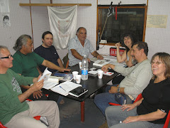 El equipo completo de "Cultura Desde el Pie" con un invitado de lujo, Martín Alejandro Biaggini.