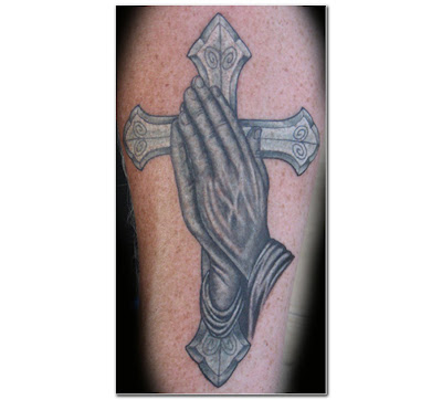 cross tattoos on paper. Holding Cross Tattoo middot; http