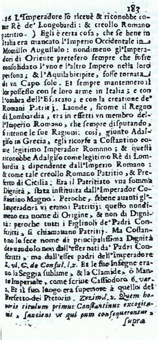 Re Adelchi fu Patricius Romanorum ,rango di imperatore a Bisanzio