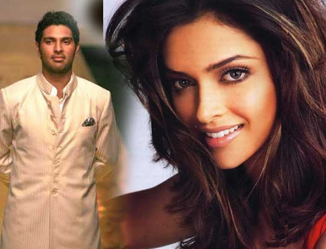 Yuvaraj and Deepika Padukone