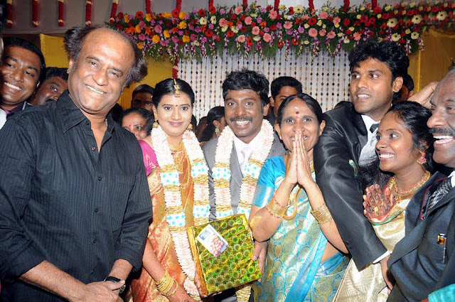 Vasanth Vijay wedding reception stills 1